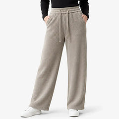 👖 Pantaloni Lejer din Raiat cu Croială Dreaptă | Efect de Subțiere și Confort ✨