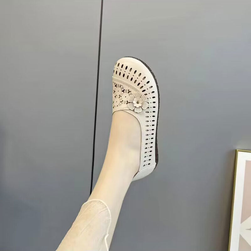 🔥【35-40】Pantofi de dama，Pantofi cu talpă moale anti-alunecare din piele de vacă
