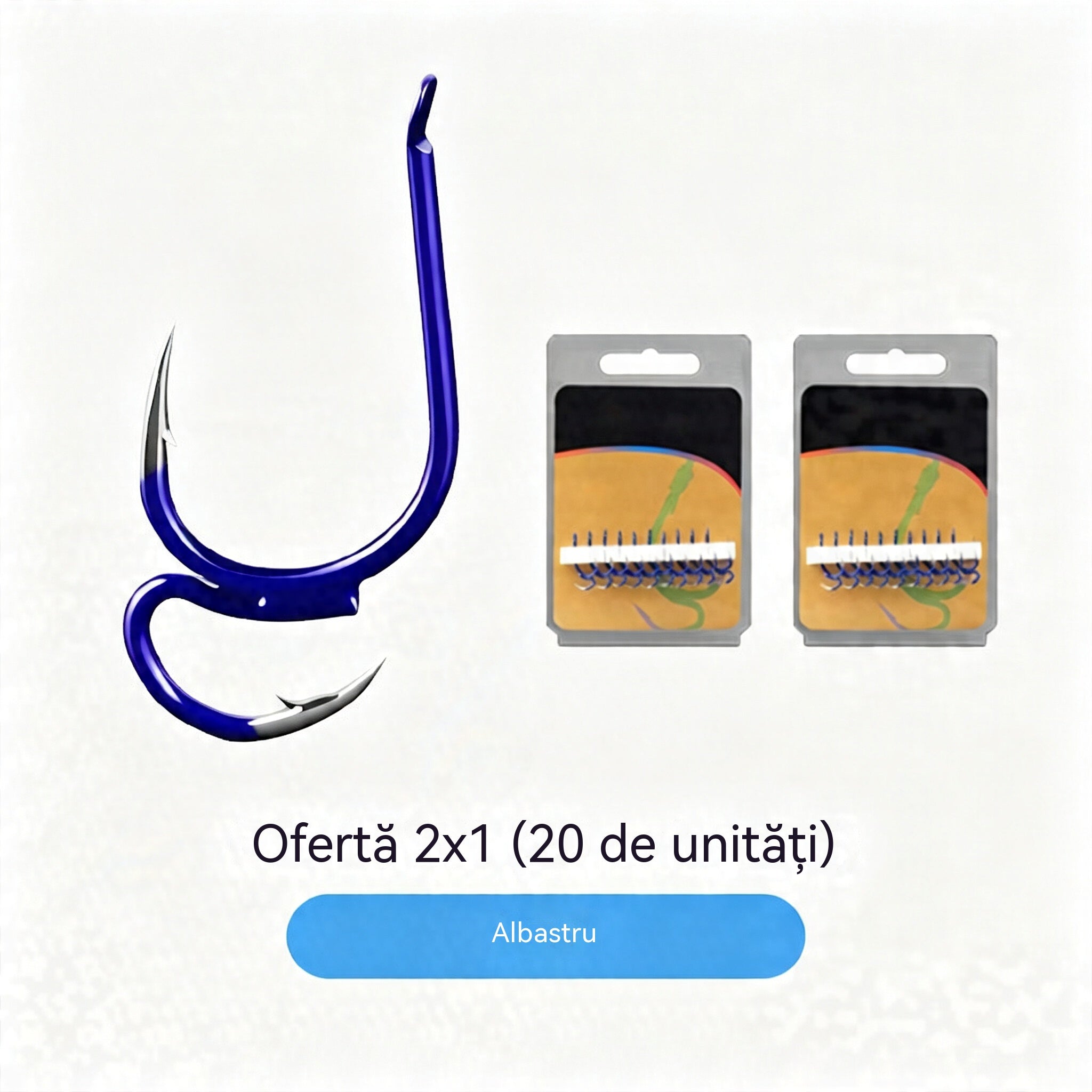 🔥 Cumpărați 1 obțineți 1 gratuit❤️‍🔥(20 de unități) Cârlige de pescuit duble clasice ultra ascuțite