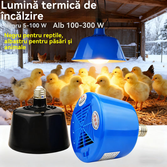 🌈Lampă de încălzire inteligentă cu temperatură constantă pentru păsări de curte