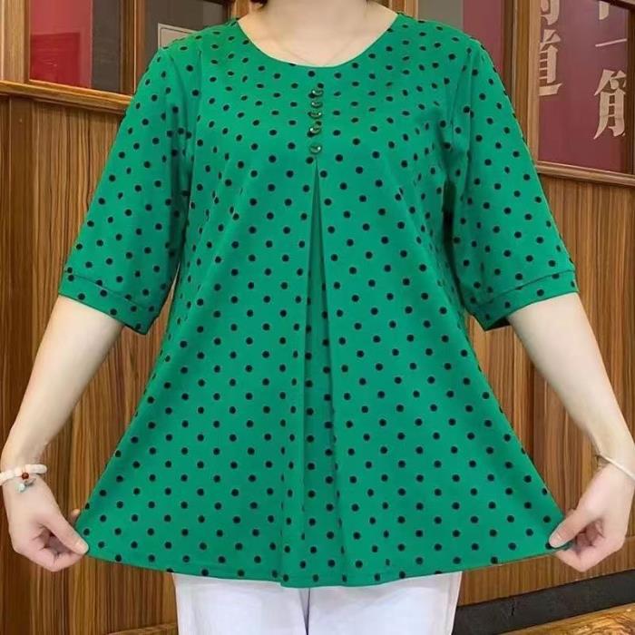💞[L-5XL] 2026 Camasa noua cu imprimeu cu buline de toamna
