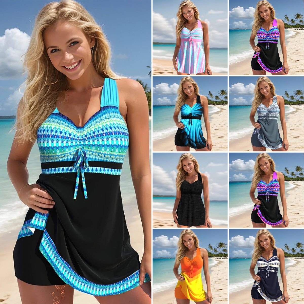 🏊‍♀️👙【Ofertă limitată în timpSet costume de baie imprimat pentru femei, înaltă calitate, la modă, vara 2026【S-5XL】