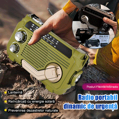 【Reducere 59%】🏕️ Lanternă radio AM multifuncțională portabilă