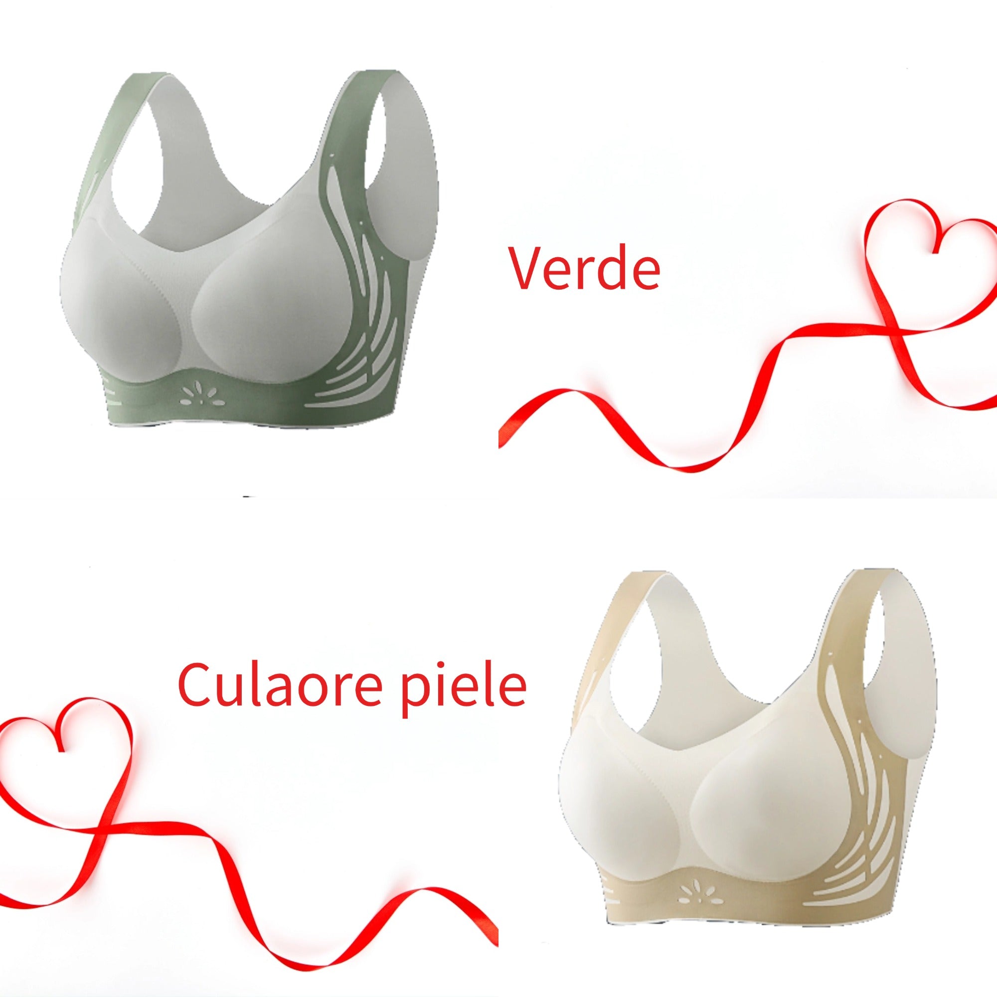 😍【2 bucată】Sutien push-up confortabil în stil vestă fără cusături❤️【40-85 kg】