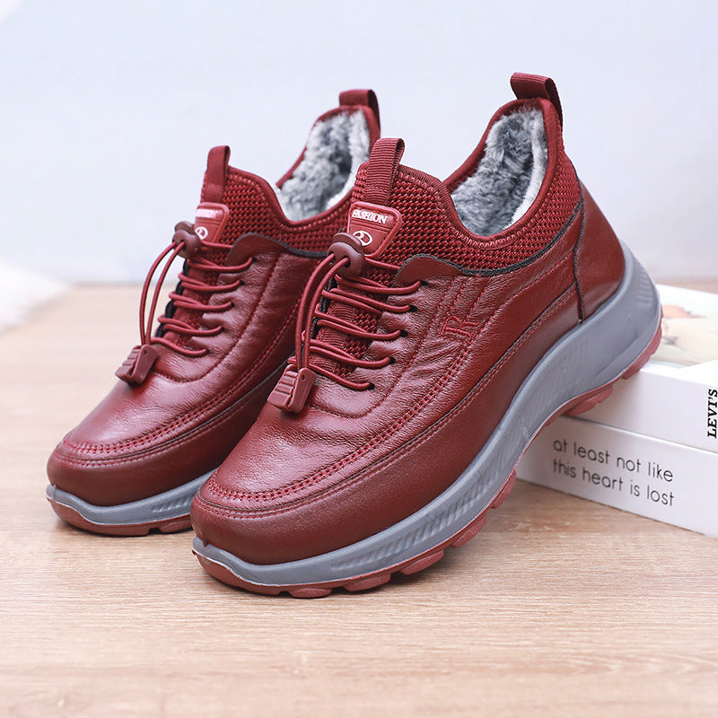 🎁🔥Încălțăminte sport și casual de iarnă nouă, ghete antiderapante din bumbac, talpă moale