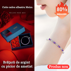 💞【Cumpara 1 obtine 1 gratuit】💜Bratara din argint cu ametist
