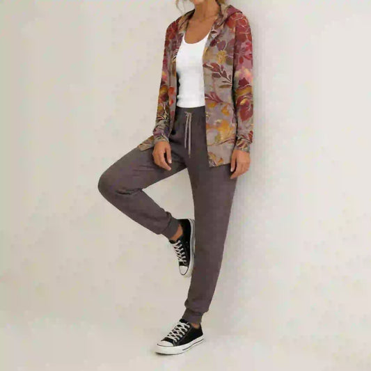 【🏆️Cel mai bine vândut produs】🔥Stil nou, set casual din două piese cu imprimeu de toamnă și iarnă, mâneci lungi + pantaloni lungi