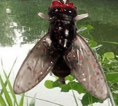🎣【20 bucăți】🐛 Momeală artificială imitație de muscă pentru pescuit🎣