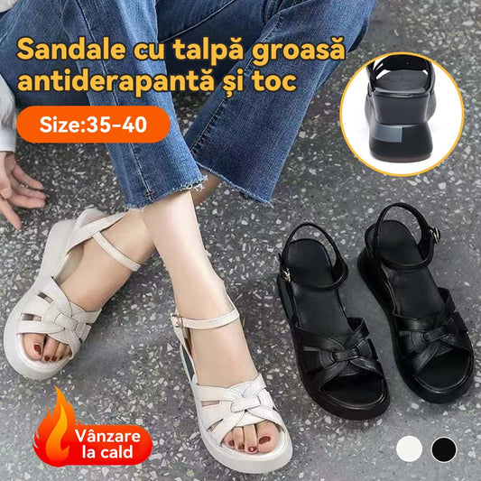 🏆【nr.1 în topul vânzărilor din magazin】👡sandale la modă, cu talpă moale, antiderapantă și groasă