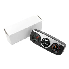 Busolă auto multifuncțională 3 în 1 cu termometru și precizie ridicată.
