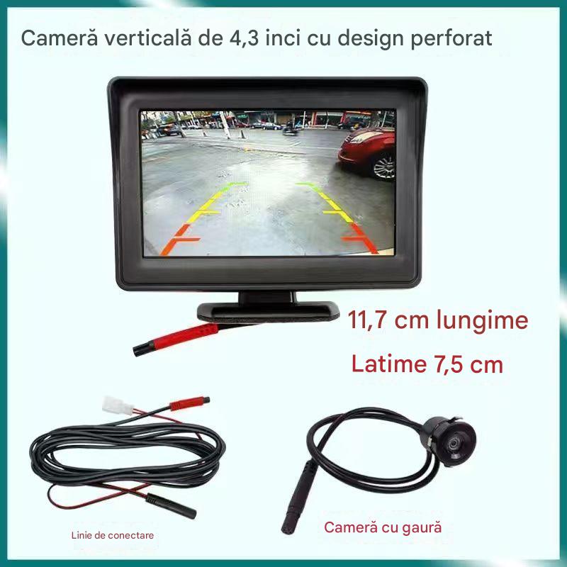 🔥Monitor universal de înaltă rezoluție pentru vedere spate pentru mașini, 4,3/7 inch Monitor universal de înaltă rezoluție pentru vedere spate pentru mașini, 12 V.