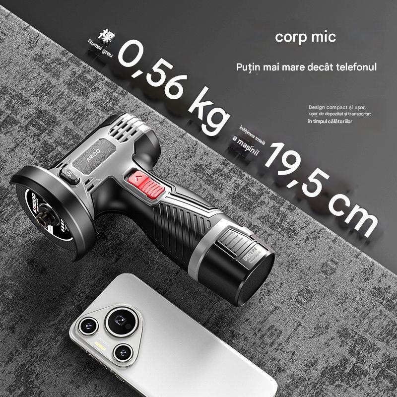 🔥【Ofertă limitată】🧰Mini polizor unghiular de 12 V cu disc de tăiere