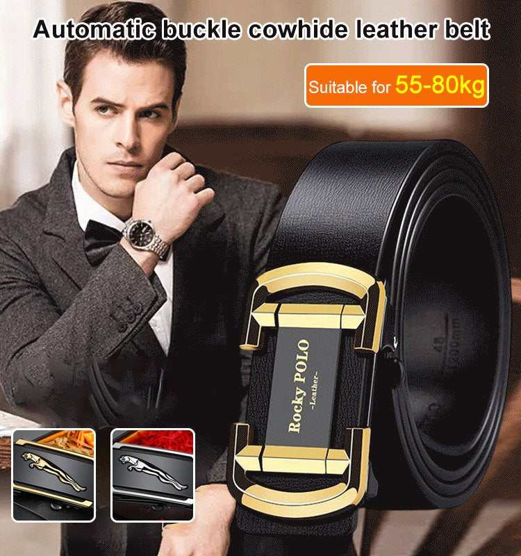 👍🔥Curea din piele cu cataramă automată
