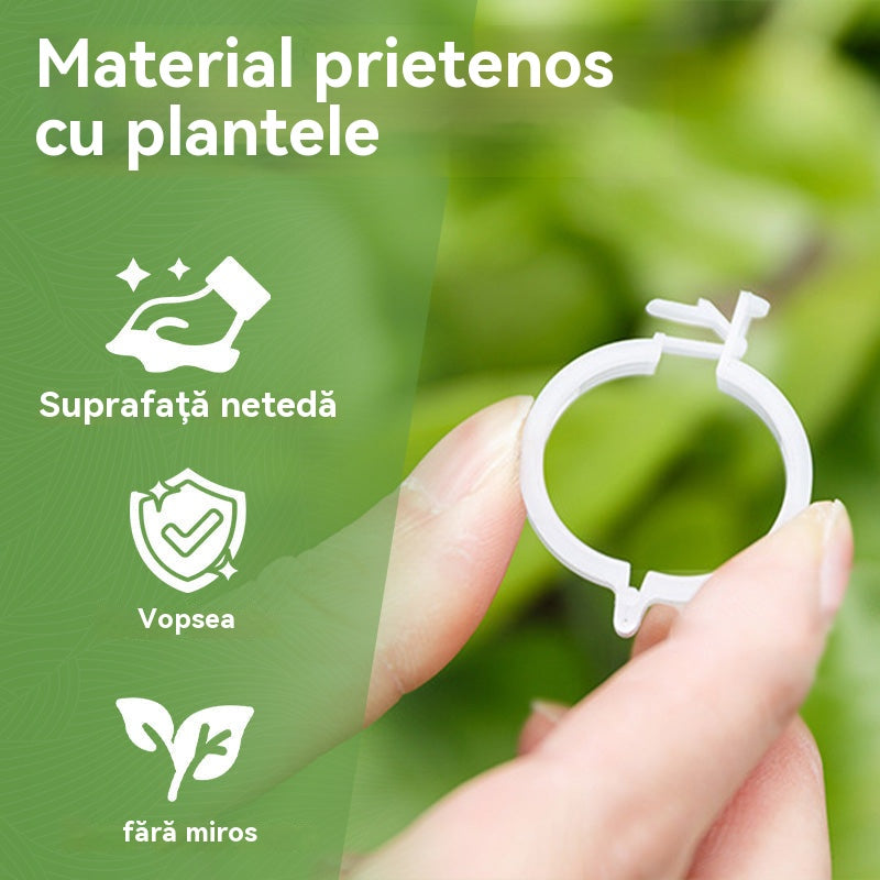 💦🌈【200 buc】🌱Agrafe fixe din plastic pentru plante