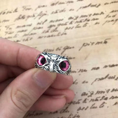 【Cumpărați 1 obțineți 1 gratuit】💍Inel bufniță placat cu argint rafinat🦉