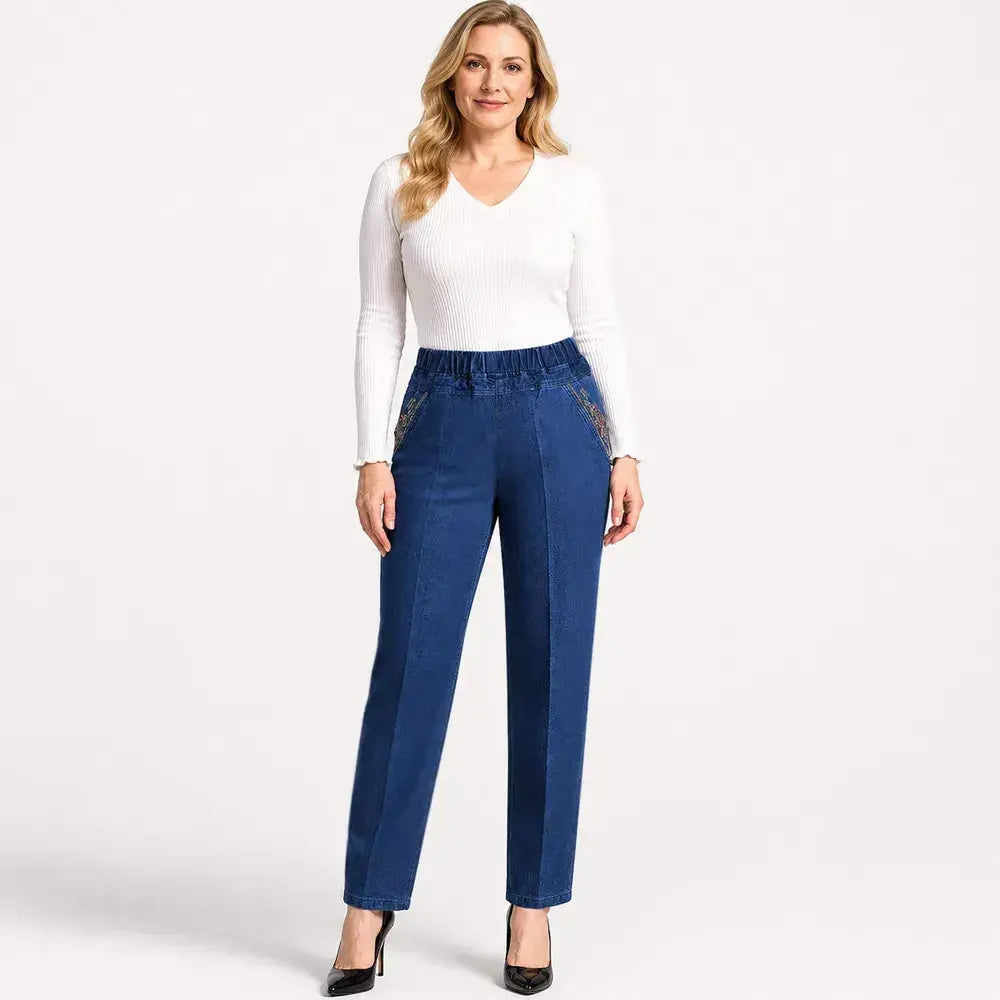 👖【L-5XL】Blugi de damă