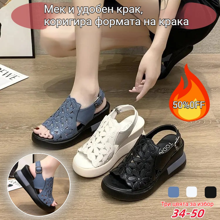 🔥Sandale retro cu talpă moale