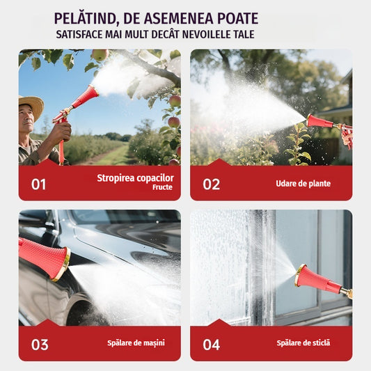 Pulverizator agricol de înaltă presiune cu filtru și duză rezistentă la vânt. Pulverizator agricol tip pompă cu piston.
