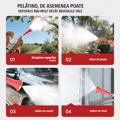 Pulverizator agricol de înaltă presiune cu filtru și duză rezistentă la vânt. Pulverizator agricol tip pompă cu piston.