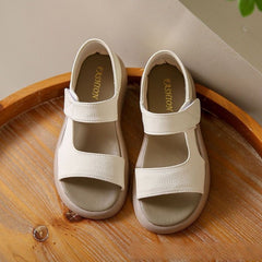 👡【35-43】 sandale retro de vară cu un singur picior din piele moale, cu talpă moale