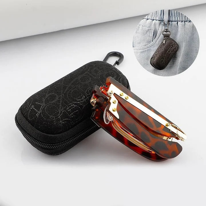 🔥Ochelari de citit pliabili cu protecție la lumina albastră, vin cu o husă
