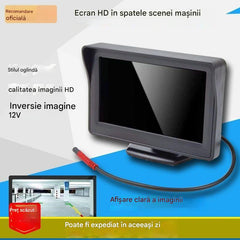 🔥Monitor universal de înaltă rezoluție pentru vedere spate pentru mașini, 4,3/7 inch Monitor universal de înaltă rezoluție pentru vedere spate pentru mașini, 12 V.