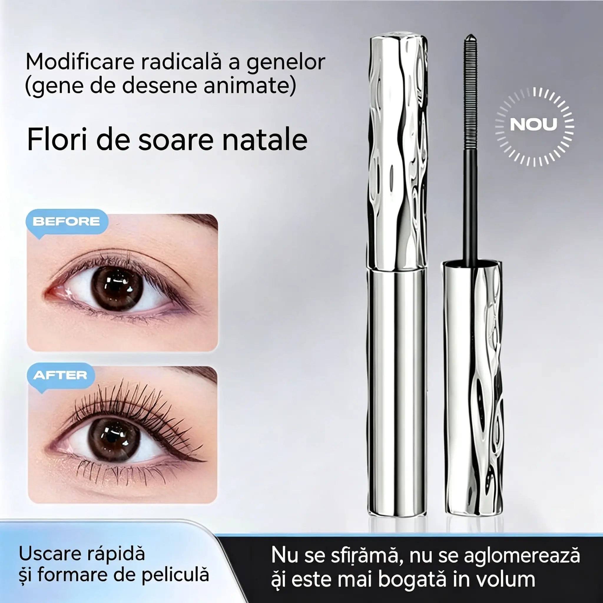 ✨ ULTIMA ZI! 【Cumperi 1, primești 1 gratis】!! ✨ 💧 Rimel rezistent la apă și transpirație – alungește și curbează genele! 👁️