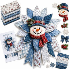 🎇🎄Kit de cusut matlasat pentru agățat pe ușă de Crăciun (7 modele)