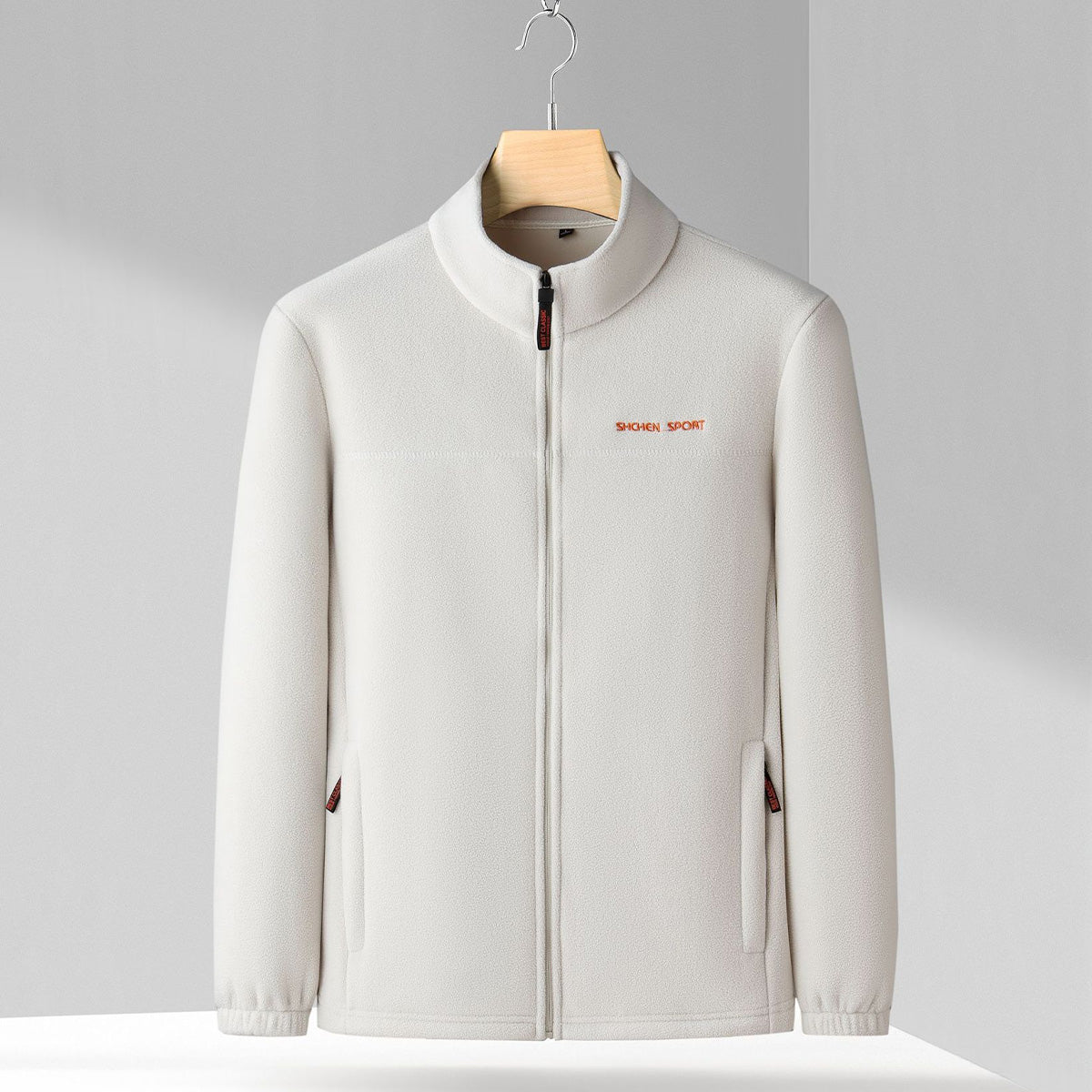 🧥🍂🔥Jachetă bărbătească din fleece polar de toamnă și iarnă, jachetă din fleece cu guler ridicat pentru bărbați tineri și de vârstă mijlocie