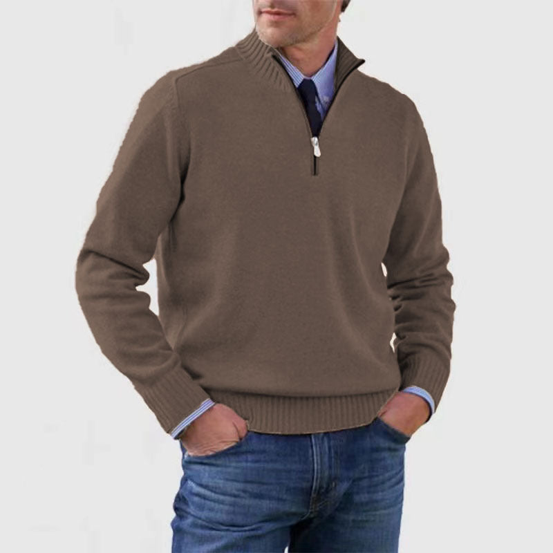 🔥🔥【Noutăți Vânzare fierbinte】【L-5XL】Pulovere calde cu fermoar populare de toamnă și iarnă