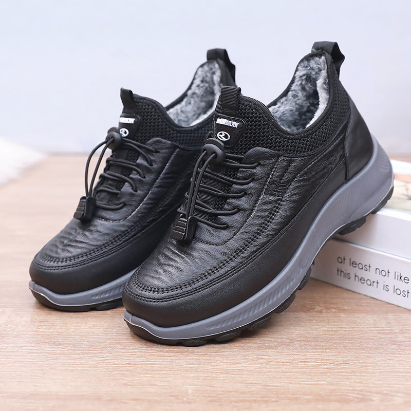 🎁🔥Încălțăminte sport și casual de iarnă nouă, ghete antiderapante din bumbac, talpă moale