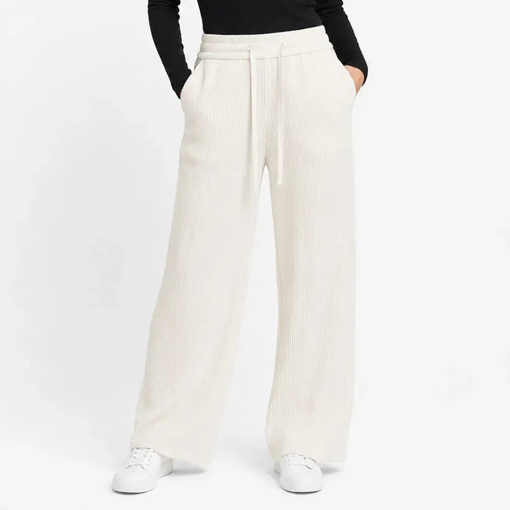 👖 Pantaloni Lejer din Raiat cu Croială Dreaptă | Efect de Subțiere și Confort ✨