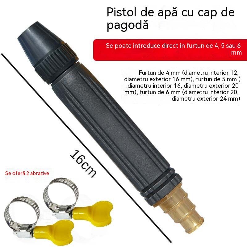 Ultima zi cu reducere de 55% - 【2 seturi la 99 lei】Pistol de pulverizare de înaltă presiune pentru uz casnic
