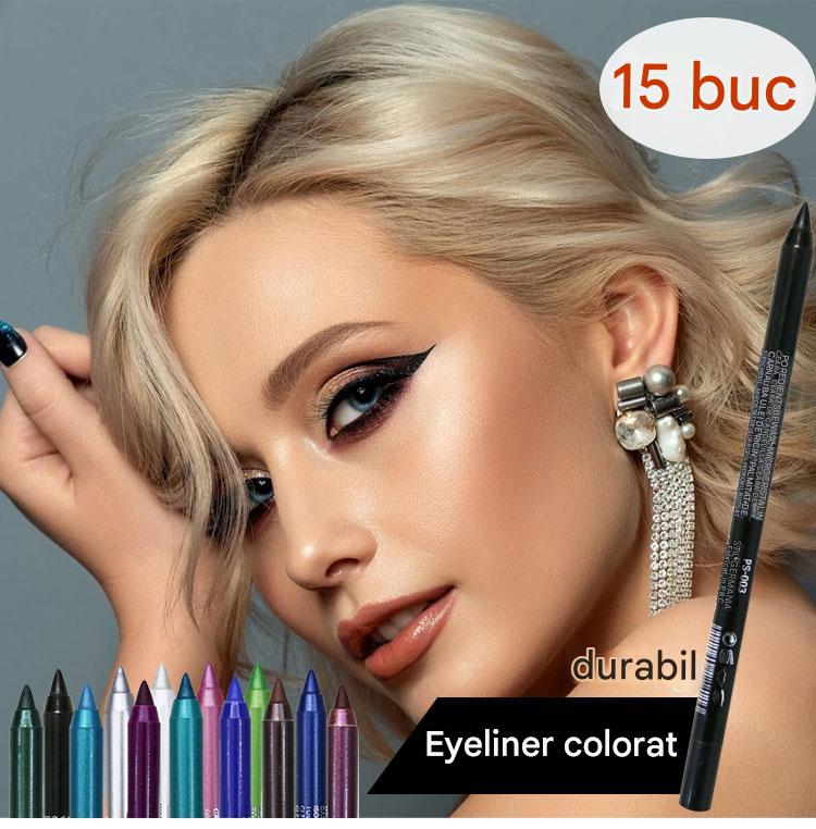 🔥【Pachet de 15】Creion gel de ochi colorat