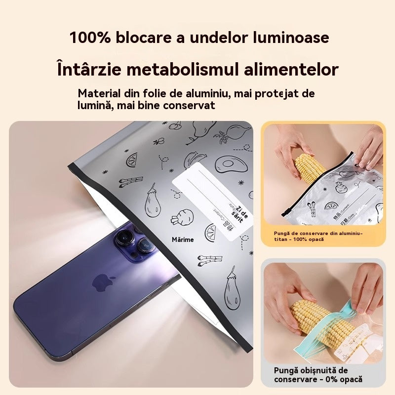 🥩【30 bucăți】Pungi reutilizabile pentru conservarea alimentelor – păstrează prospețimea, economisește bani! ✨