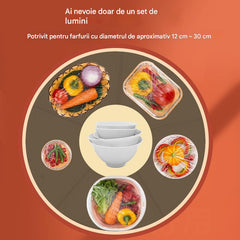 🔥Capac de prospețime de unică folosință, de calitate alimentară, protecție rapidă și simplă a alimentelor