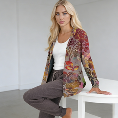 【🏆️Cel mai bine vândut produs】🔥Stil nou, set casual din două piese cu imprimeu de toamnă și iarnă, mâneci lungi + pantaloni lungi