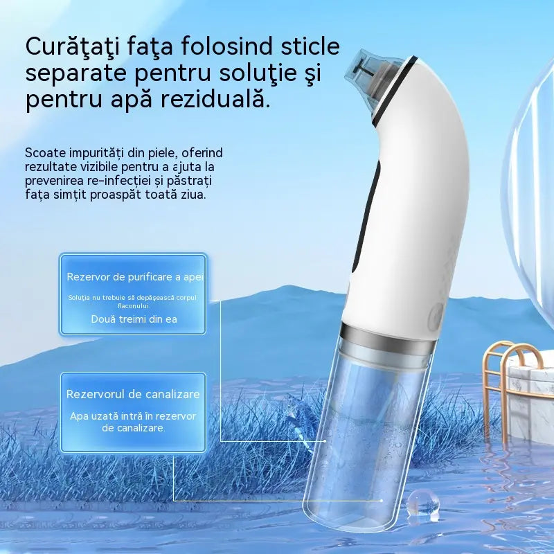 Demachiant electric pentru față · Strânge și lifting · Curățare profundă a porilor