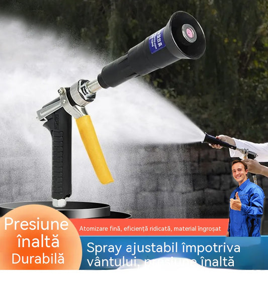 Pistol de stropit multifuncțional, cu debit reglabil