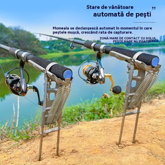 Dispozitiv telescopic automat pentru undiță, suport telescopic automat pentru undiță cu arc.