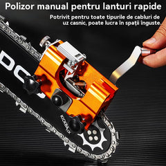 🔥🧰1 Ascuțitor electric pentru lant de drujbă, în total 3 capete de șlefuire diamantate de 4-5-6MM,1 mâner