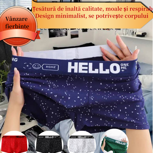 ⏳⏳[Oferta pe timp limitat]🔥(5 bucăți) Boxer pentru bărbați noi din bumbac