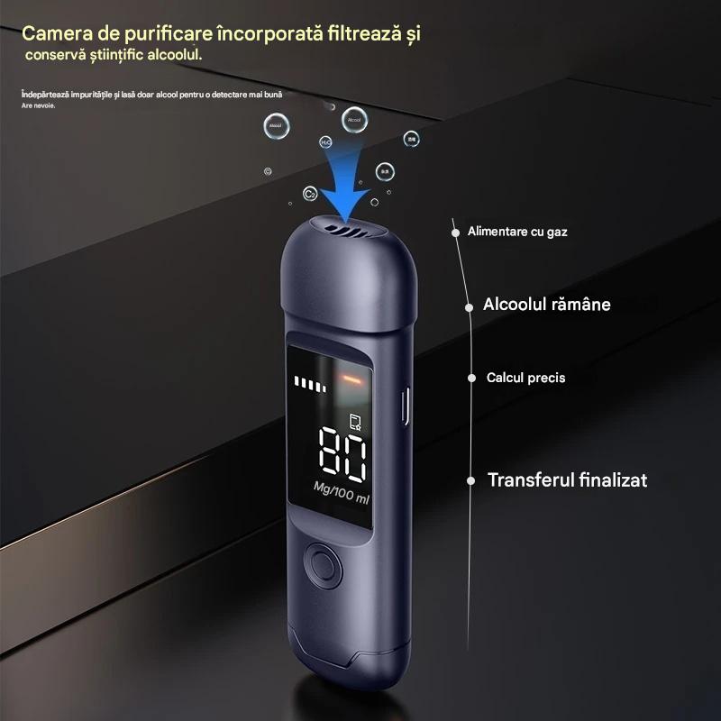 🍷Etilotest portabil și precis – testează-te înainte de a conduce.