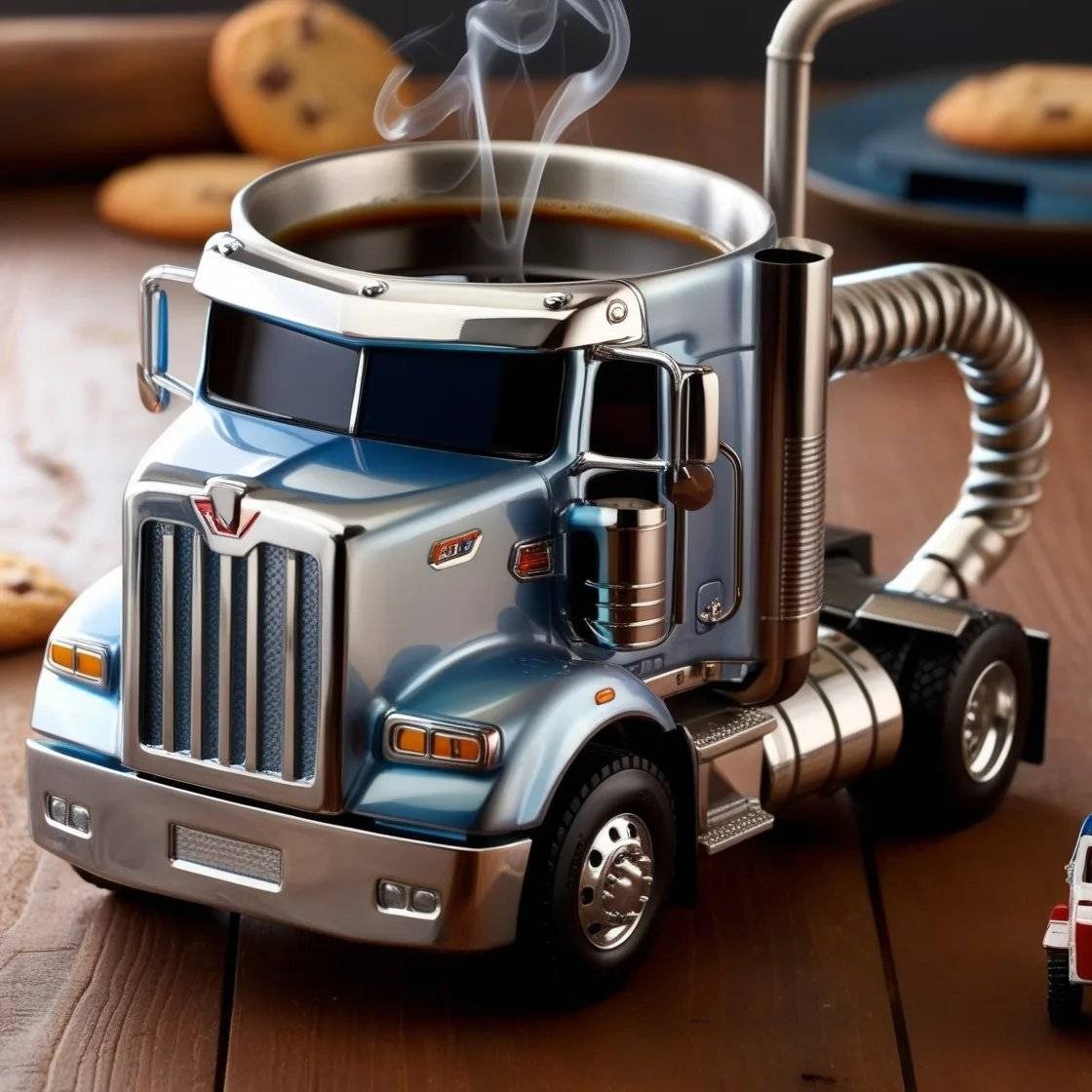 Căni de cafea lucrate manual pentru semi-camioane🚛
