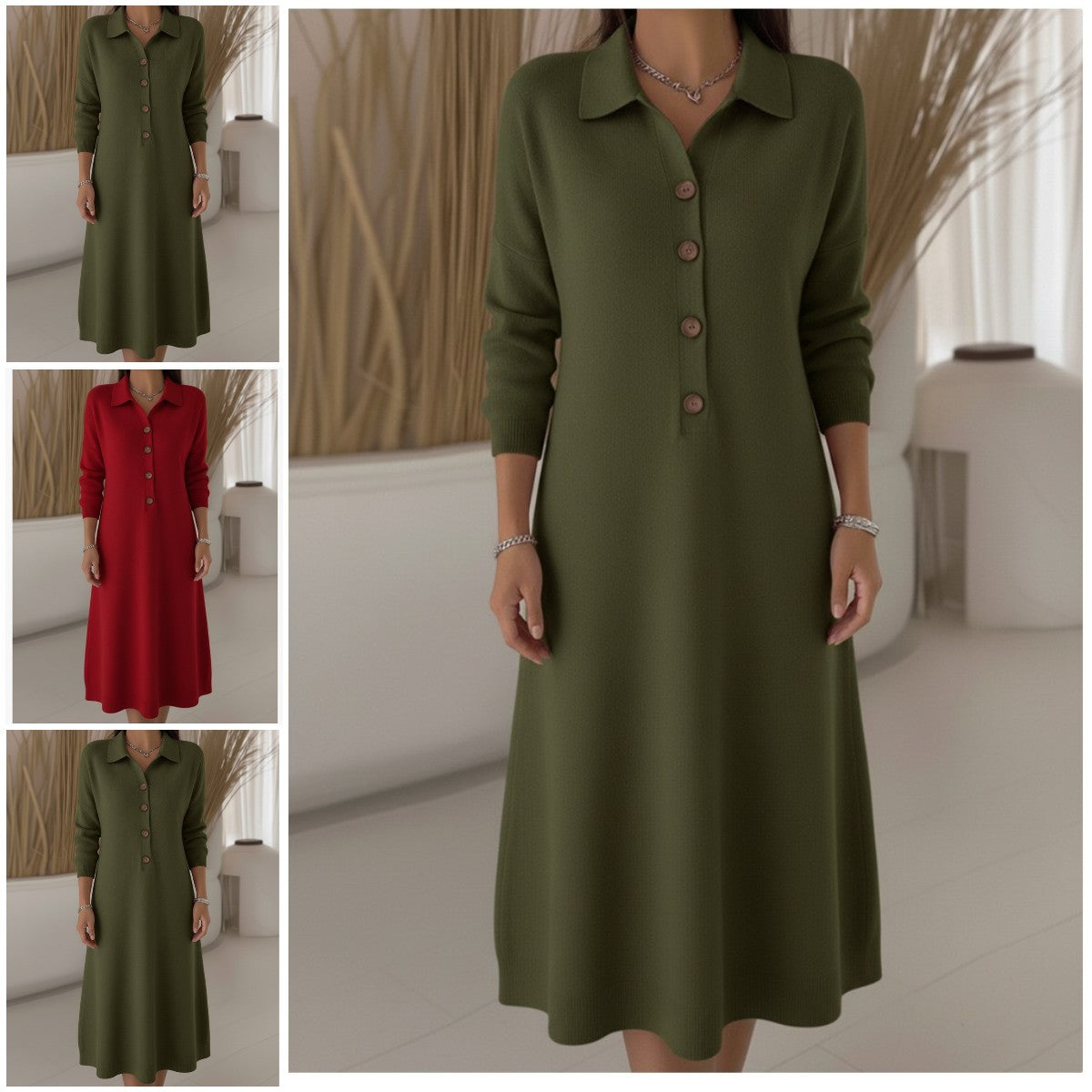 Rochie tricotată nouă pentru toamnă/iarnă.