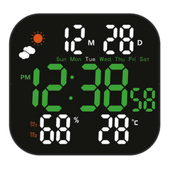 🕰️Vânzările au depășit 50.000 de unități! 🛏️Reducere limitată de 40%! Ceas digital cu dublă utilizare pentru acasă/birou: Trezire ușoară, spune adio alarmelor enervante! Luminozitate reglabilă, funcționare silențioasă noaptea. 🌙
