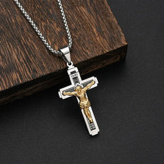 ✨【Ofertă limitată în timp】✝️Colier cu crucea lui Isus---✝️Această cruce este un simbol al lui Isus Hristos.
