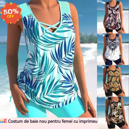 🏊‍♀️🔥【S-5XL】Costum de baie cu imprimeu pentru femei, nou, 2026