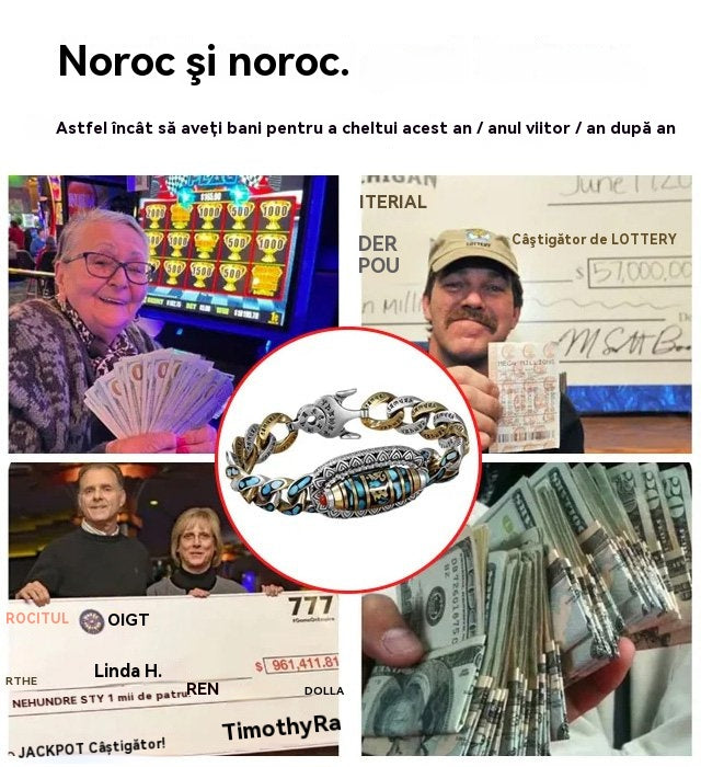 ✨️💝 Brățară din argint 925, retro, cu șase cifre, turcoaz, cu mărgele de transfer Mantra
