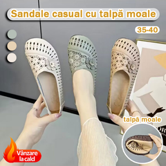 🔥【35-40】Pantofi de dama，Pantofi cu talpă moale anti-alunecare din piele de vacă